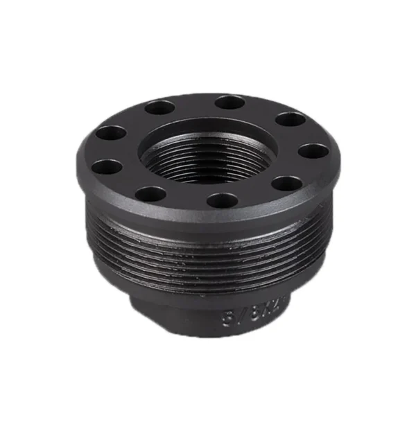 SilencerCo AC822 Alpha Direct Thread Mount Fits 9/16"x24 Black