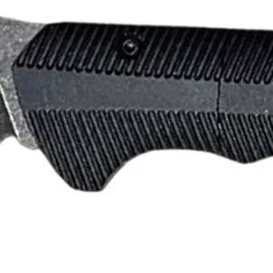 Templar Knife  Auto Assist  3.25" Folding Tanto Plain Black Oxide Stonewashed Powder Coated D2 Steel Blade, 4.25" Black Textured Aluminum Handle