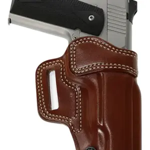 Galco AV266 Avenger  OWB Tan Leather Belt Slide Fits 4-4.25" 1911
