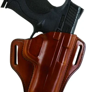 Bianchi 23996 57 Remedy  OWB Size 15 Tan Leather Belt Slide Fits S&W M&P Shield Right Hand