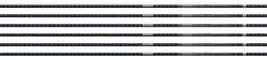 EASTON 4MM FMJ MATCH GRADE 300 - 6-PACK W/ 3" AAE HYBRID VANES