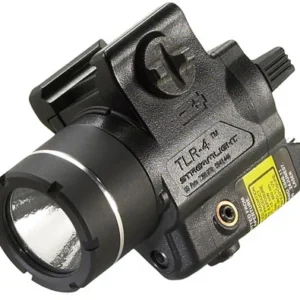 Streamlight 69241 TLR-4 Gun Light  Black 170 Lumens White C4 LED/Red Laser HK USP Compact
