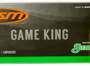 HSM 24317N Game King  243 Win 100 gr Sierra GameKing Spitzer Boat Tail 20 Per Box/ 25 Case