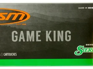 HSM 65X2843N Game King  6.5x284 Norma 140 gr Sierra GameKing Spitzer Boat Tail 20 Per Box/ 20 Case
