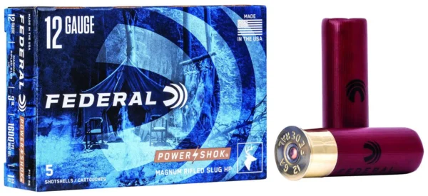 FEDERAL 12GA 3" MAG. 1-1/4OZ HOLLOW POINT 5 RD/BX 50 BX/CS