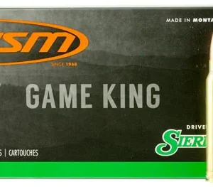 HSM 300WINMAG41N Game King  300 Win Mag 180 gr Sierra GameKing Spitzer Boat Tail 20 Per Box/ 20 Case