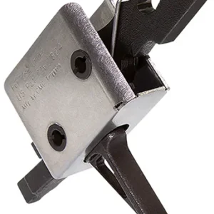 CMC Triggers 91507 Drop-In  Flat Trigger with 3.50 lbs Draw Weight & Black/Silver Finish for AR-15/AR-10