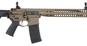 LWRC ICR5PBC14PSP Individual Carbine SPR 5.56x45mm NATO 14.70" 30+1 Patriot Brown, Black Adjustable Stock, Magpul MOE+ Grip
