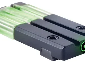 Meprolight USA 631013108 FT Bullseye Rear Sight  Black | Green Tritium/Fiber Optic