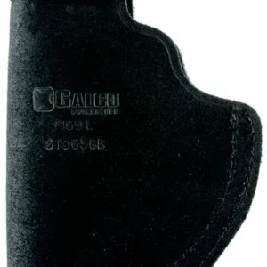 Galco STO656B Stow-N-Go  IWB Black Leather Belt Clip Fits Ruger LC Right Hand