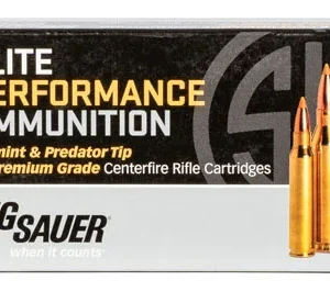 Sig Sauer E223V120 Elite Hunting Varmint & Predator 223 Rem 40 gr Extreme Expansion Tip 20 Per Box/ 10 Case