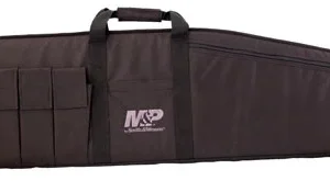 M&P Accessories 110015 Duty Series Medium Case Black Nylon Foam Padding