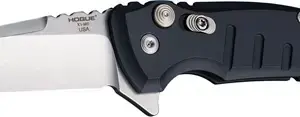 HOGUE X1 MICROFLIP 2.75" FOLDR - DROP POINT BLADE ALUM FRME BLK