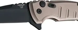 HOGUE X1 MICROFLIP 2.75" FOLDR - DROP PT BLK BLADE ALUM FRM FDE