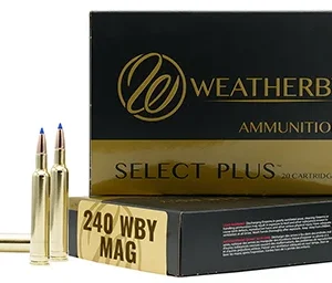 Weatherby B24080TTSX Select Plus  240 Wthby Mag 80 gr Barnes Tipped TSX Lead Free 20 Per Box/ 10 Case