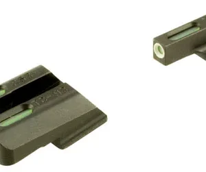 TruGlo TG13RS3A TFX  Black | Green Tritium & Fiber Optic White Outline Front Sight Green Tritium & Fiber Optic Rear Sight