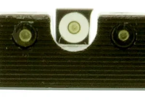 TruGlo TG231H1W Tritium Pro  Black | Green Tritium White Outline Front Sight Green Tritium Rear Sight