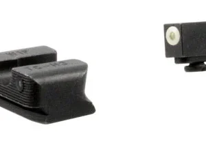 TruGlo TG231W1W Tritium Pro  Black | Green Tritium White Outline Front Sight Green Tritium Rear Sight