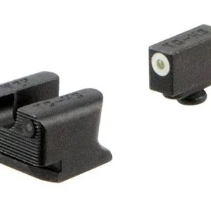 TruGlo TG231W2W Tritium Pro  Black | Green Tritium White Outline Front Sight Green Tritium Rear Sight