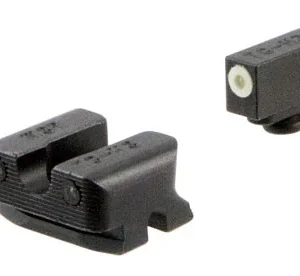 TruGlo TG231W3W Tritium Pro  Black | Green Tritium White Outline Front Sight Green Tritium Rear Sight