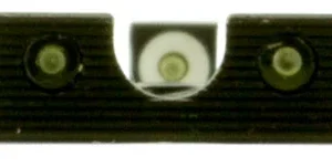 TruGlo TG231MP1W Tritium Pro  Black | Green Tritium White Outline Front Sight Green Tritium Rear Sight