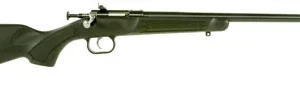 Crickett KSA2280 Youth  22 WMR 1rd 16.12" Blued Barrel & Receiver, Fixed Front/Adjustable Rear Peep Sights, Black Synthetic Stock w/11.5" LOP, Rebounding Firing Pin Safety