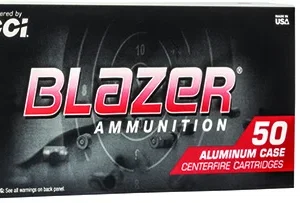 CCI 3477 Blazer Clean-Fire Handgun 40 S&W Lead Free 180 gr Total Metal Jacket 50 Per Box/ 20 Case