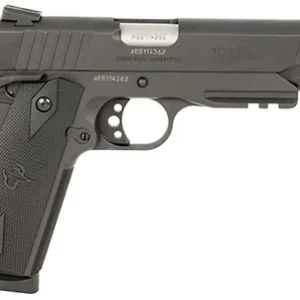 Taurus 1191101B1 1911  Full Size Frame 45 ACP 8+1 5" Matte Stainless Steel Barrel, Matte Black Serrated Steel Slide & Frame w/Beavertail & Picatinny Rail, Black Checkered Polymer Grip, Right Hand