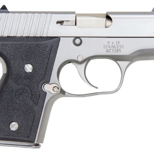 Kahr Arms M9093A MK *CA Compliant 9mm Luger Caliber with 3" Barrel, 6+1 or 7+1 Capacity, Overall Matte Stainless Steel Finish, Serrated Slide & Textured Wraparound Black Nylon Grip