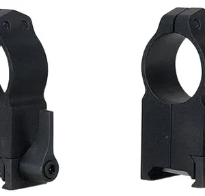 Warne 204LM Vertical Rings Maxima Matte Black 1" Ultra High Quick Detach 0 MOA
