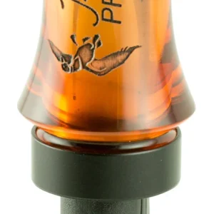 Duck Commander DCPROAO Jase Pro Series  Open Call Double Reed Mallard Hen Sounds Attracts Ducks Orange Acrylic