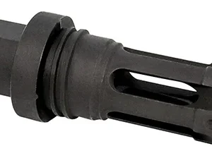 Yankee Hill 4302AKA Phantom Q.D. Flash Hider Black Steel with M14x1 LH Threads for 30 Cal AK-Platform