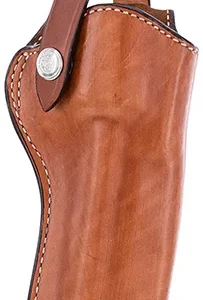 Bianchi 10062 1L Lawman Western OWB 03 Tan Leather Belt Loop Fits Colt New Frontier/Single Action Army