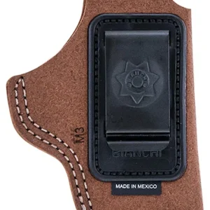 Bianchi 10380 6C  IWB Tan Leather Belt Clip Fits 2" Barrels/Ruger/Colt Charter Arms Right Hand