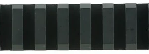 GrovTec US Inc GTSW238 3.8 Inch 9 Slot M-Lok  Black Anodized