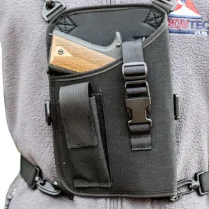 GrovTec US Inc GTHL14905R Trail Pack  Shoulder Black 1000D Nylon Harness Fits Large Semi-Auto Fits 4.50-5" Barrel Right Hand