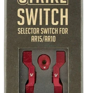 Strike ARSSSRED Strike Switch 60/90 Degree Red Aluminum AR-Platform Ambidextrous