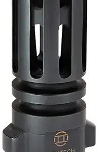 Gemtech 12145 Quickmounts Flash Hider Black Steel with 1/2"-28 tpi Threads & 2.40" OAL for 5.56x45mm NATO AR-Platform