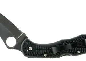 Spyderco C11PBK Delica 4  2.88" Folding Drop Point Plain VG-10 SS Blade/Black  Textured FRN Handle Includes Pocket Clip