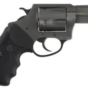 Charter Arms 64520 Pitbull  Extra Large 45 ACP, 5 Shot 2.50" Black Nitride Steel Barrel, Cylinder & Frame w/Black Finger Grooved Rubber Grip