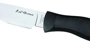 Spyderco FB02P Moran  3.88" Fixed Drop Point Plain Satin VG-10 SS Blade/Black FRN Handle Includes Sheath w/G-Clip