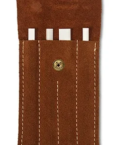 Spyderco 400F File Set  Ceramic Sharpener Fine White/Includes Leather Case