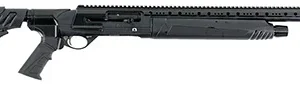 Hatfield Gun Company USA12TT SAS  12 Gauge Semi-Auto 3" 4+1 20" Black Smooth Bore Barrel, Tungsten Gray Cerakote Picatinny Rail Aluminum Receiver, Black Adjustable Synthetic Stock, Black Grip