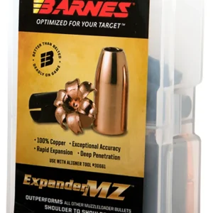 Barnes Bullets 30564 Expander MZ Muzzleloader 50 Cal Expander MZ Hollow Point 250 gr 15rd Box