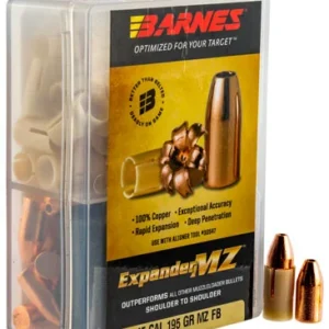 Barnes Bullets 30509 Expander MZ Muzzleloader 45 Cal Expander MZ Hollow Point 195 gr 24rd Box