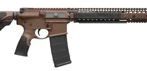 Daniel Defense 0208815126055 DDM4 M4A1 *CA Compliant 5.56x45mm NATO 14.50" 10+1 Mil-Spec Brown Cerakote 6 Position w/SoftTouch Overmolding Stock