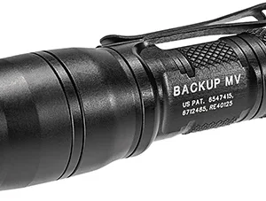 SureFire E1BMV E1B BackUp Max Vision  Black Anodized 5/400 Lumens White LED