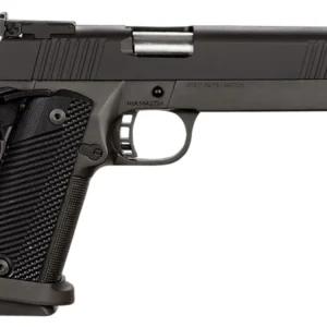 Rock Island 51738 Pro Ultra Match HC 40 S&W Caliber with 5" Barrel, 16+1 Capacity, Overall Black Parkerized Finish Steel, Beavertail Frame, Serrated Slide & Black G10 Grip