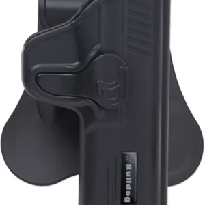 Bulldog RRSR9PC Rapid Release  OWB Black Polymer Paddle Fits Ruger SR9 Right Hand