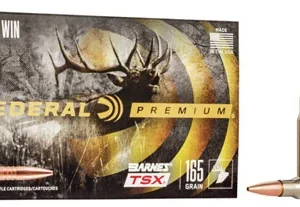 Federal P308H Premium  308 Win 165 gr Barnes TSX 20 Per Box/ 10 Case